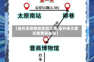 【省外无疫情地区到太原,省外来太原还需要隔离吗】