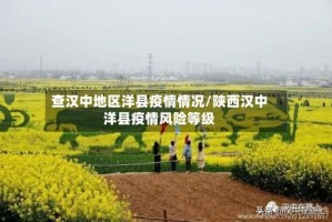 查汉中地区洋县疫情情况/陕西汉中洋县疫情风险等级