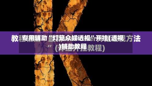 专用辅助“灯笼众娱透视	”开挂(透视)辅助教程-第1张图片