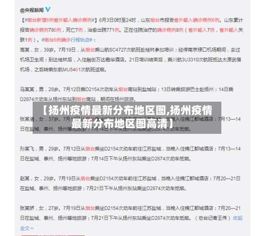 【扬州疫情最新分布地区图,扬州疫情最新分布地区图高清】-第3张图片