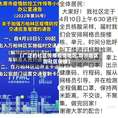 【广泛的社区传播疫情地区,部分地区现社区传播】-第1张图片