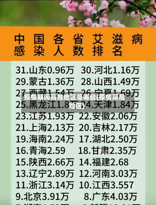 疫情期间高危地区是哪些(疫情高危险区)-第2张图片