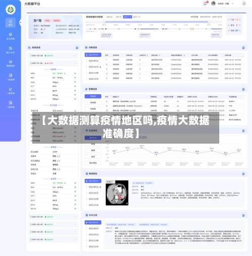 【大数据测算疫情地区吗,疫情大数据准确度】-第2张图片