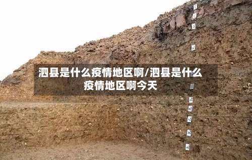 泗县是什么疫情地区啊/泗县是什么疫情地区啊今天-第1张图片